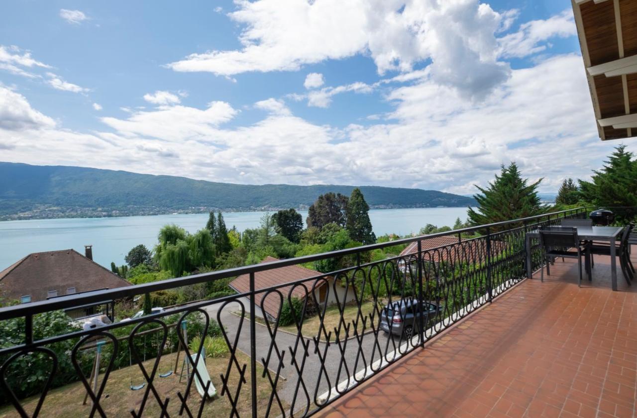 T4 Avec Vue Imprenable Sur Le Lac D'Annecy Appartement Veyrier-du-Lac Buitenkant foto